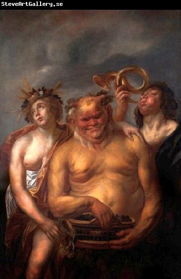 Jacob Jordaens Silenus and Bacchantes.